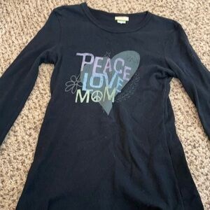 Peace Love Mom Top